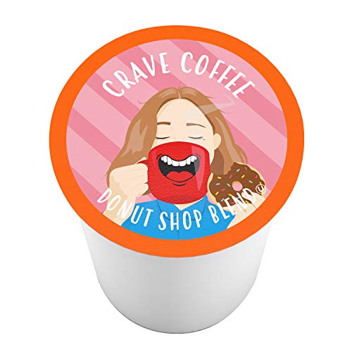 Crave Beverages Flavored Coffee Pods Sampler  Compatible with 2 0 K Cup Brewers  Assorted Variety Pack  100 Count