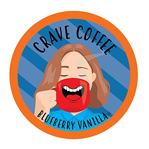Crave Beverages Flavored Coffee Pods Sampler  Compatible with 2 0 K Cup Brewers  Assorted Variety Pack  100 Count