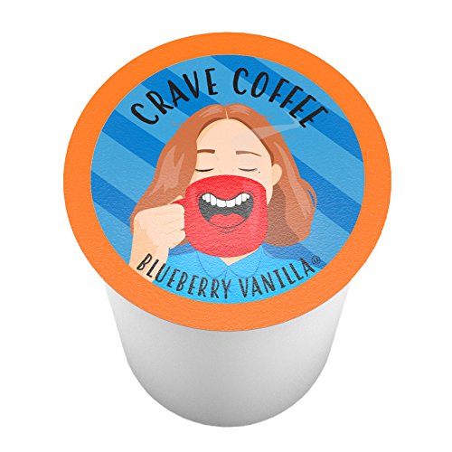 Crave Beverages Flavored Coffee Pods Sampler  Compatible with 2 0 K Cup Brewers  Assorted Variety Pack  100 Count
