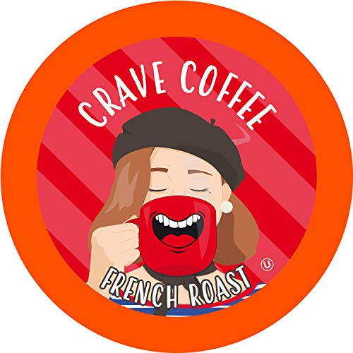 Crave Beverages Flavored Coffee Pods Sampler  Compatible with 2 0 K Cup Brewers  Assorted Variety Pack  100 Count