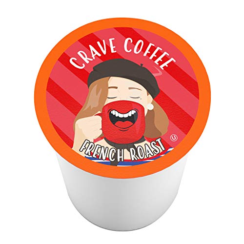 Crave Beverages Flavored Coffee Pods Sampler  Compatible with 2 0 K Cup Brewers  Assorted Variety Pack  100 Count