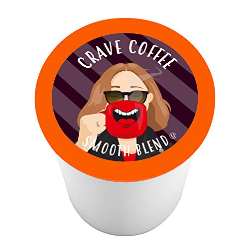 Crave Beverages Flavored Coffee Pods Sampler  Compatible with 2 0 K Cup Brewers  Assorted Variety Pack  100 Count
