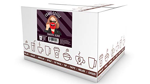 Crave Beverages Flavored Coffee Pods Sampler  Compatible with 2 0 K Cup Brewers  Assorted Variety Pack  100 Count