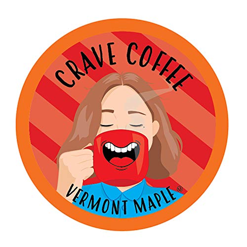 Crave Beverages Flavored Coffee Pods Sampler  Compatible with 2 0 K Cup Brewers  Assorted Variety Pack  100 Count