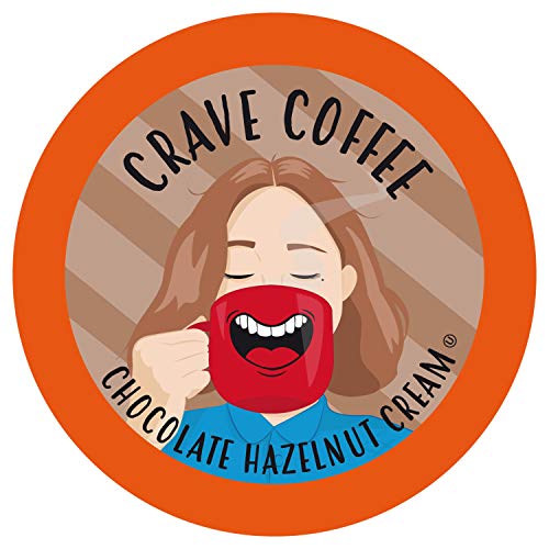 Crave Beverages Flavored Coffee Pods Sampler  Compatible with 2 0 K Cup Brewers  Assorted Variety Pack  100 Count