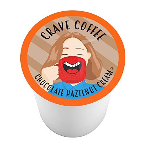 Crave Beverages Flavored Coffee Pods Sampler  Compatible with 2 0 K Cup Brewers  Assorted Variety Pack  100 Count