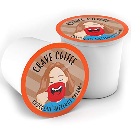 Crave Beverages Flavored Coffee Pods Sampler  Compatible with 2 0 K Cup Brewers  Assorted Variety Pack  100 Count