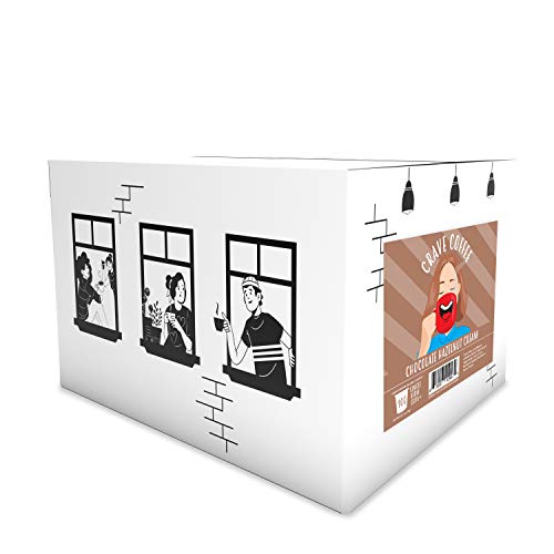 Crave Beverages Flavored Coffee Pods Sampler  Compatible with 2 0 K Cup Brewers  Assorted Variety Pack  100 Count