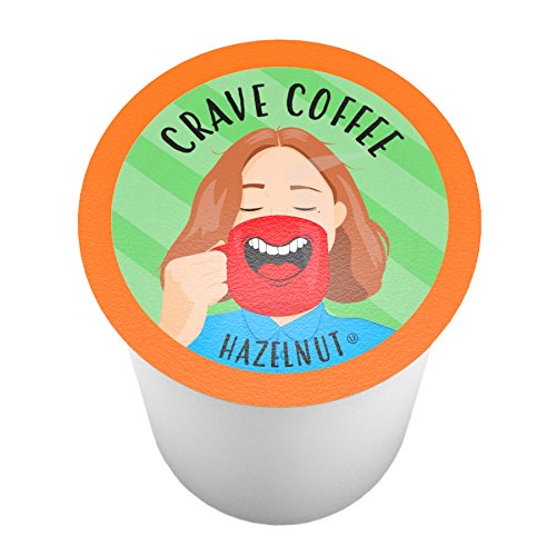 Crave Beverages Flavored Coffee Pods Sampler  Compatible with 2 0 K Cup Brewers  Assorted Variety Pack  100 Count