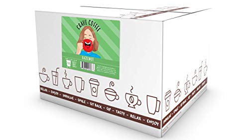 Crave Beverages Flavored Coffee Pods Sampler  Compatible with 2 0 K Cup Brewers  Assorted Variety Pack  100 Count