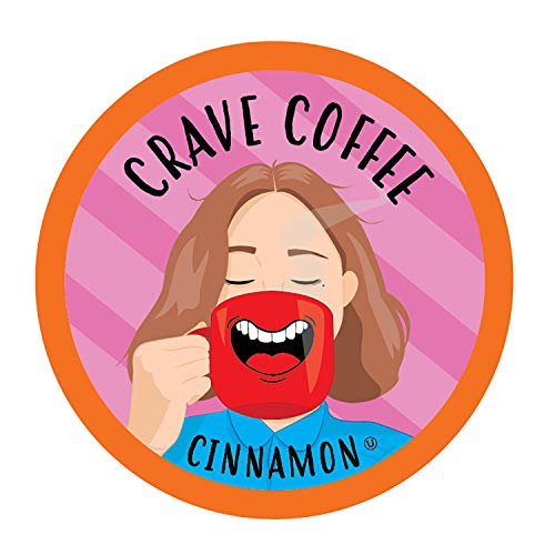 Crave Beverages Flavored Coffee Pods Sampler  Compatible with 2 0 K Cup Brewers  Assorted Variety Pack  100 Count