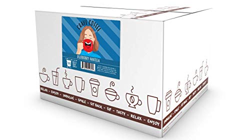 Crave Beverages Flavored Coffee Pods Sampler  Compatible with 2 0 K Cup Brewers  Assorted Variety Pack  100 Count