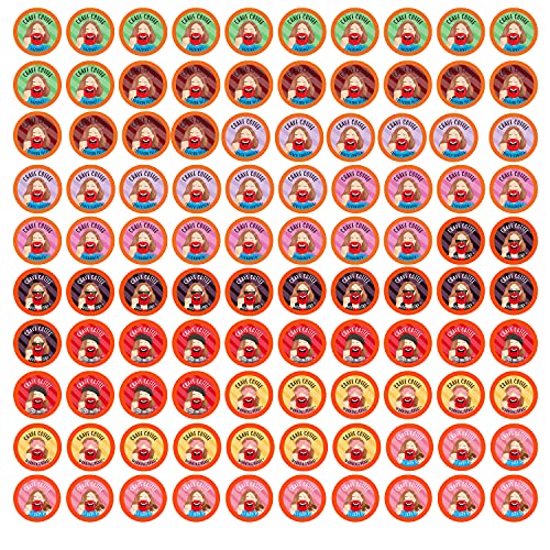 Crave Beverages Flavored Coffee Pods Sampler  Compatible with 2 0 K Cup Brewers  Assorted Variety Pack  100 Count