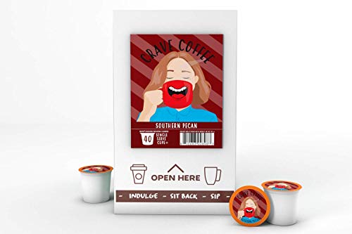 Crave Beverages Flavored Coffee Pods Sampler  Compatible with 2 0 K Cup Brewers  Assorted Variety Pack  100 Count