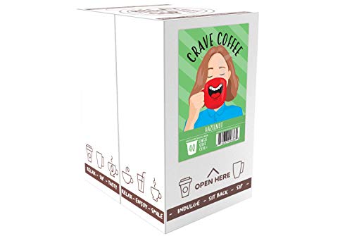 Crave Beverages Flavored Coffee Pods Sampler  Compatible with 2 0 K Cup Brewers  Assorted Variety Pack  100 Count