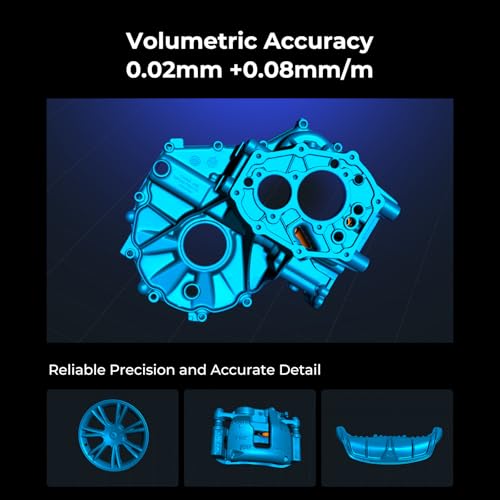 Creality 3D Scanner CR Scan Raptor Pro for 3D Printing  22 7 Blue Laser & NIR Handheld Scanner 0 02mm Accuracy  60fps High Speed & 5MM to 4M Objects  24 Bit Full Color Scanning for Windows macOS