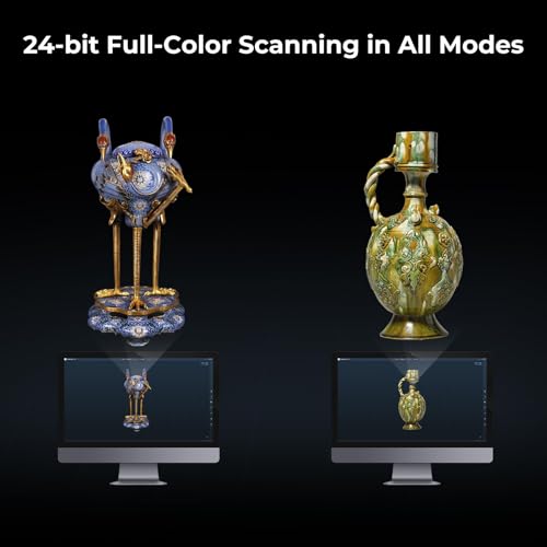 Creality 3D Scanner Raptor Pro and Scan Bridge Wireless Scanning  3D Scanner for 3D Printing  High Precision 0 02mm  60FPS Scanning Speed  22 7 Blue Laser Lines