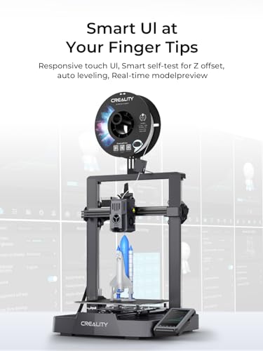 Creality Ender-3 V3 KE Impresora 3D, impresión de alta velocidad de 19.685 in/s con nivelación automática, extrusora directa Sprite soporta impresión de 572.0 °F, ultra suave y estable, volumen de