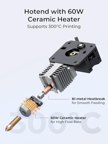 Creality Ender-3 V3 KE Impresora 3D, impresión de alta velocidad de 19.685 in/s con nivelación automática, extrusora directa Sprite soporta impresión de 572.0 °F, ultra suave y estable, volumen de