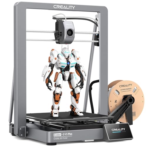 Creality Ender 3 V3 Plus 3D Printer  CoreXZ 600mm/s High Speed Auto Leveling Direct Drive Extruder Stable Metal Build Tri Metal Nozzle Ender 3D Printer Large Print Size 11 8x11 8x13 0in