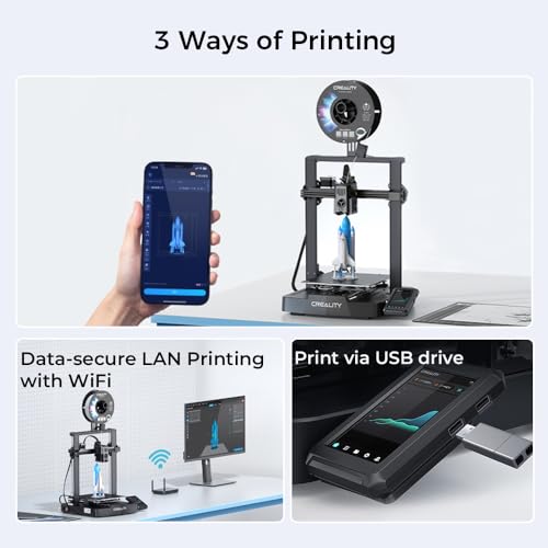 Creality Ender 3 V3 KE 3D Printer  CR Touch Auto Leveling 500mm/s Printing Speed Sprite Direct Extruder Supports 300   Dual Fans and X axis Linear Rail Build Volume 8 66x8 66x9 44 inch