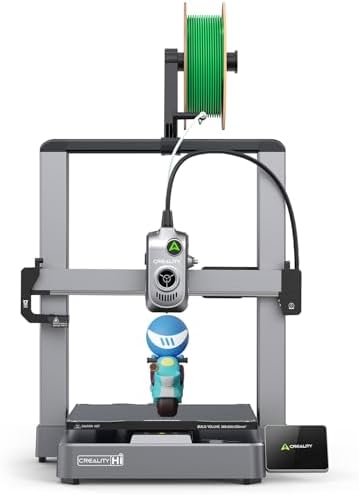 Creality Ender 3 V3 KE 3D Printer Up to 500mm/s Printing Speed  1kg x 2 Pack High Speed PLA Included  60W Ceramic Heater Hotend  X axis Linear Rail & Dual Fans  Creality OS Smart Control 220x220x240mm