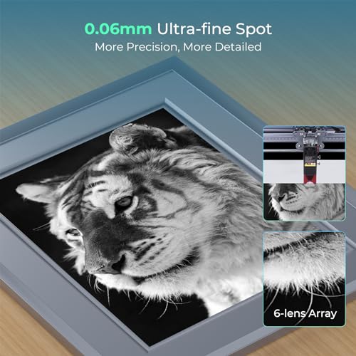 Creality Falcon 10W Laser Engraver Machine  0 06mm High Precision Laser Engraving Machine 72W Laser Cutter and Engraver Machine for Wood Metal Acrylic Leather  15 7 16 3 Workspace