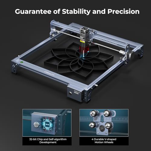 Creality Falcon 10W Laser Engraver Machine  0 06mm High Precision Laser Engraving Machine 72W Laser Cutter and Engraver Machine for Wood Metal Acrylic Leather  15 7 16 3 Workspace