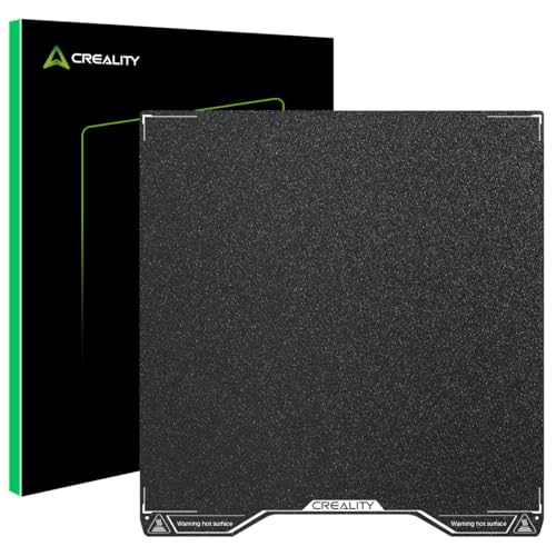 Creality Hi Build Plate Bed  PEI Double Sided Black Textured Plate  280 265mm Flexible Spring Steel PEI Sheet  Easy Model Removal 3D Printer Platforms for Creality Hi Combo 3D Printer