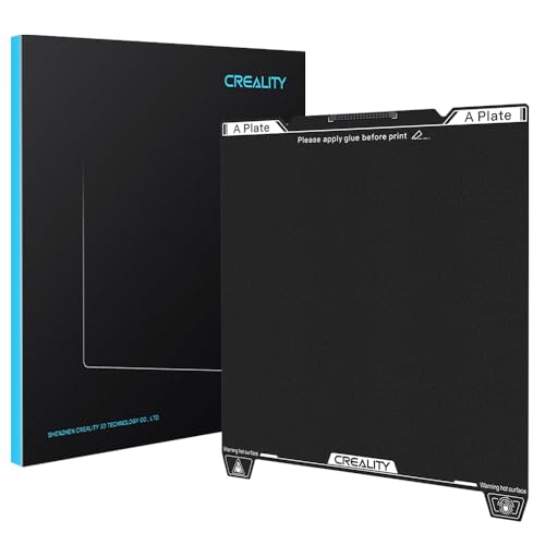 Creality Hi Build Plate Bed  PEI Double Sided Black Textured Plate  280 265mm Flexible Spring Steel PEI Sheet  Easy Model Removal 3D Printer Platforms for Creality Hi Combo 3D Printer