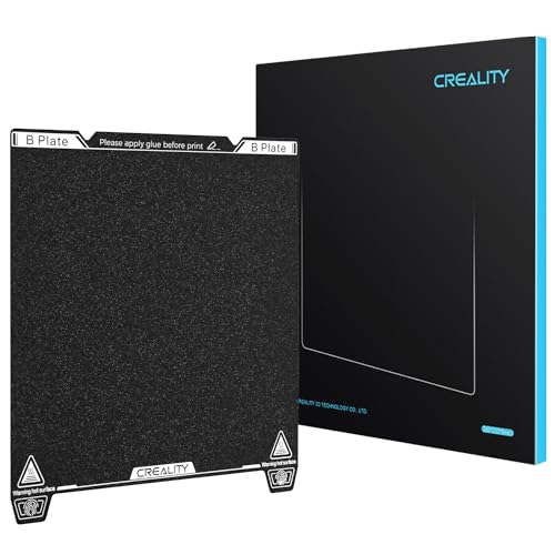 Creality Hi Build Plate Bed  PEI Double Sided Black Textured Plate  280 265mm Flexible Spring Steel PEI Sheet  Easy Model Removal 3D Printer Platforms for Creality Hi Combo 3D Printer