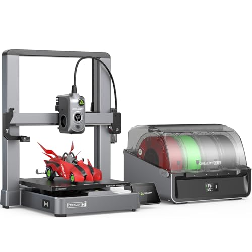 Creality Hi Combo (A) Impresora 3D, impresora 3D multicolor con CFS, 19.685 in/s de alta velocidad de nivelación automática de filamento de lectura sin obstrucciones, extrusora 95% premontada, cuerpo