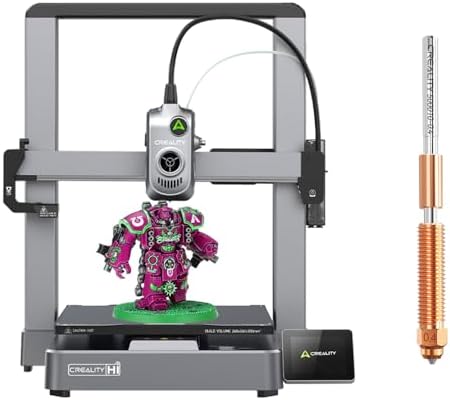 Creality Hi Combo  A  3D Printer  Multi Color 3D Printing with CFS  500mm/s Print Speed 95  Pre Assemble  XY Step Servo Motor and Auto Leveling Build Volume  10 24 10 24 11 81 inch