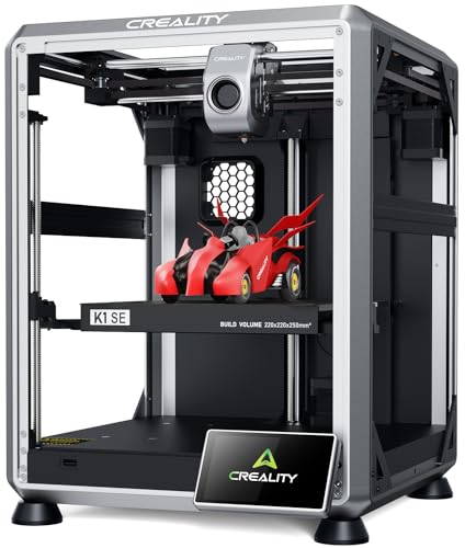 Creality K1 SE 3D Printer  600mm/s High Speed Hands Free Auto Leveling Flagship Level Direct Extruder Quick swap Tri Metal Nozzle K1 Upgrade 3D Printer  Print Size 250x220x220mm