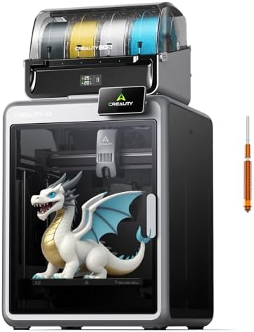 Creality K2 3D Printer  Multicolor Printing High Speed 600mm/s  Auto Leveling with Smart AI Camera  Rock Solid Frame  Direct Drive Extruder  Quiet Printing  Build Volume 260   260   260mm