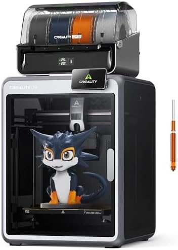 Creality K2 Combo 3D Printer  Multicolor Printing with CFS  Max 600mm/s Printing Speed  Smart Auto Leveling & Al Camera  Next Gen Direct Drive Extruder  Build Volume 260   260   260mm