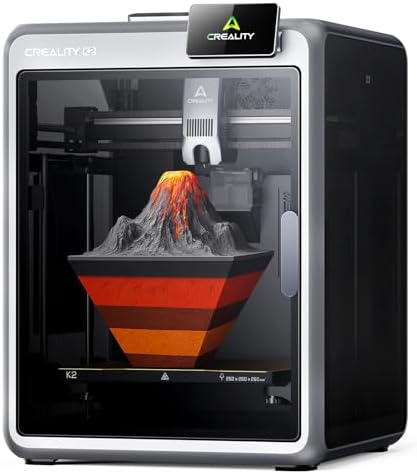 Creality K2 Combo 3D Printer  Multicolor Printing with CFS  Max 600mm/s Printing Speed  Smart Auto Leveling & Al Camera  Next Gen Direct Drive Extruder  Build Volume 260   260   260mm