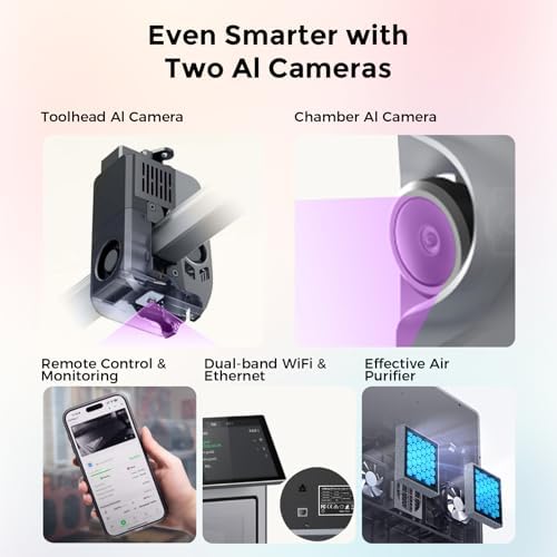 Creality K2 Plus Combo 3D Printer  Multicolor Printing with 16 Colors  600mm/s High Speed Printing  Dual AI Cameras for Monitoring  Full Auto Leveling  Large Build Volume 350 350 350mm