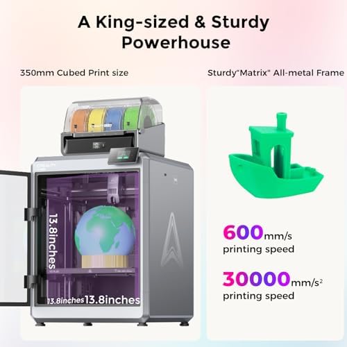 Creality K2 Plus Combo 3D Printer  Multicolor Printing with 16 Colors  600mm/s High Speed Printing  Dual AI Cameras for Monitoring  Full Auto Leveling  Large Build Volume 350 350 350mm