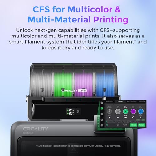 Creality K2 Plus Combo 3D Printer  Multicolor Printing with 16 Colors  600mm/s High Speed Printing  Dual AI Cameras for Monitoring  Full Auto Leveling  Large Build Volume 350 350 350mm