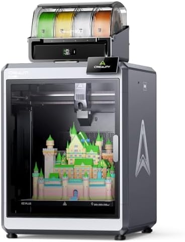 Creality K2 Plus Combo 3D Printer  Multi Color Printing with New CFS  Max 600mm/s Printing Speed  Full auto Leveling  Next Gen Direct Drive Extruder  Dual Al Camera  Build Volume 350   350   350mm