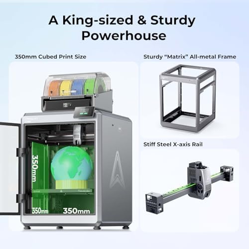 Creality K2 Plus Combo 3D Printer  Multi Color Printing with New CFS  Max 600mm/s Printing Speed  Full auto Leveling  Next Gen Direct Drive Extruder  Dual Al Camera  Build Volume 350   350   350mm