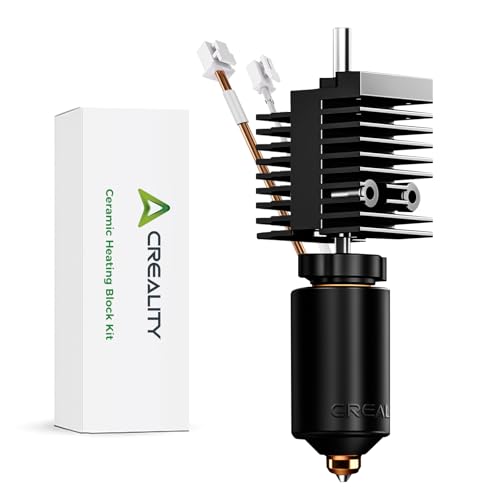 Creality Official Ender 3 V3 Plus/3 V3 Ceramic Heating Block Kit  with Integrated Nozzle  Supports 300 C High Temperature and 600mm/s High Speed Printing 60W Fast Hotend Kit