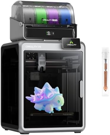 Creality Official K2 Combo A  3D Printer  Multi Color Printing with CFS  600mm/s High Speed  AI Cameras  Full Auto Leveling  Dual Z Axis  260x260x260mm Build Volume