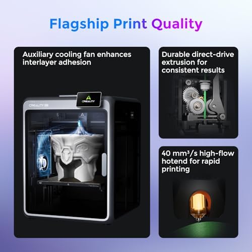 Creality Official K2 Combo A  3D Printer  Multi Color Printing with CFS  600mm/s High Speed  AI Cameras  Full Auto Leveling  Dual Z Axis  260x260x260mm Build Volume