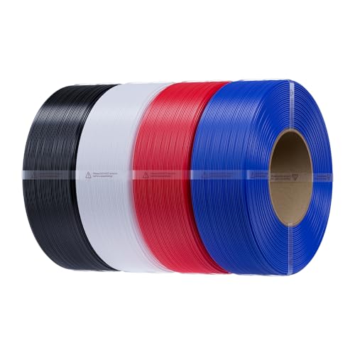 Creality PETG - Recambio de filamento de 0.069 in, 8.8 lbs, filamento de impresora 3D, sin carrete para bobinas reutilizables Bambu Lab, alta precisión ± 0.001 in, inodoro y resistente a la humedad