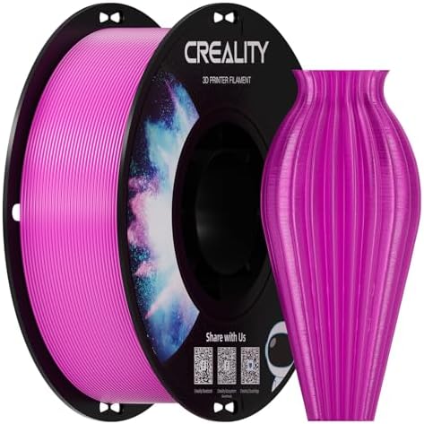 Creality PETG Filament 1 75mm  3D Printer Filament  Excellent Toughness High Precision  Odorless Non Toxic Moistureproof  Accuracy  /  0 02mm  4 Pack 1kg  Black  White  Blue  Red 