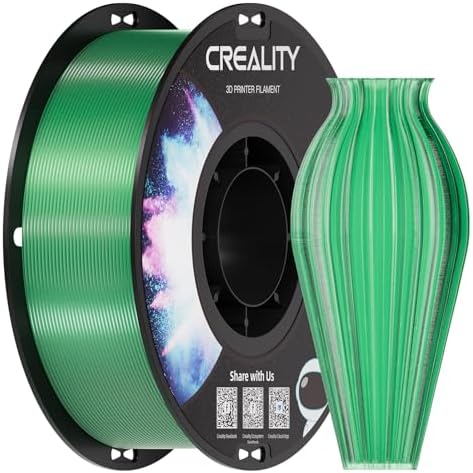 Creality PETG Filament 1 75mm  3D Printer Filament  Excellent Toughness High Precision  Odorless Non Toxic Moistureproof  Accuracy  /  0 02mm  4 Pack 1kg  Black  White  Blue  Red 