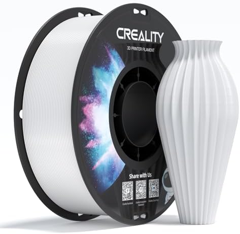 Creality PETG Filament 1 75mm  3D Printer Filament  Excellent Toughness High Precision  Odorless Non Toxic Moistureproof  Accuracy  /  0 02mm  4 Pack 1kg  Black  White  Blue  Red 