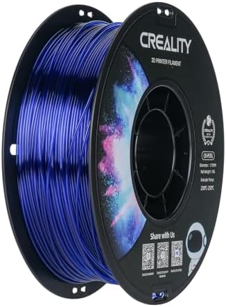 Creality PETG Filament 1 75mm  3D Printer Filament  Excellent Toughness High Precision  Odorless Non Toxic Moistureproof  Accuracy  /  0 02mm  4 Pack 1kg  Black  White  Blue  Red 